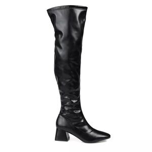 JOURNEE Black Over-the-Knee Women's Boots Size 7.5 WC